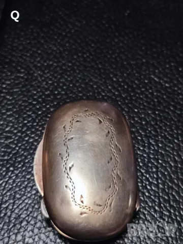 сребърна кутийка за емфие, снимка 7 - Антикварни и старинни предмети - 50277019