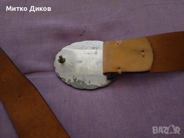 La Martina оригинален колан естествена кожа с масивна метална тока 107 см на 4 см, снимка 13 - Колани - 54244660