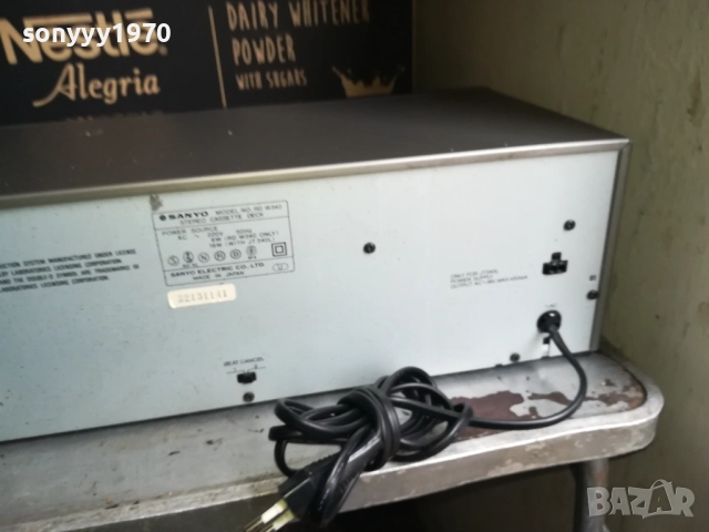 SANYO RD W340 DECK-MADE IN JAPAN ВНОС SWISS 0911251705LCHERY2, снимка 11 - Декове - 52352727