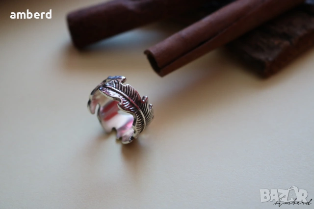 Изключително красив сребърен пръстен - модел R041, снимка 4 - Пръстени - 53518738