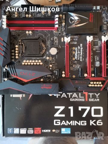 Дънна платка Z170 ASRock Fatal1ty Z170 Gaming K6 Socket 1151, снимка 1 - Дънни платки - 38028911