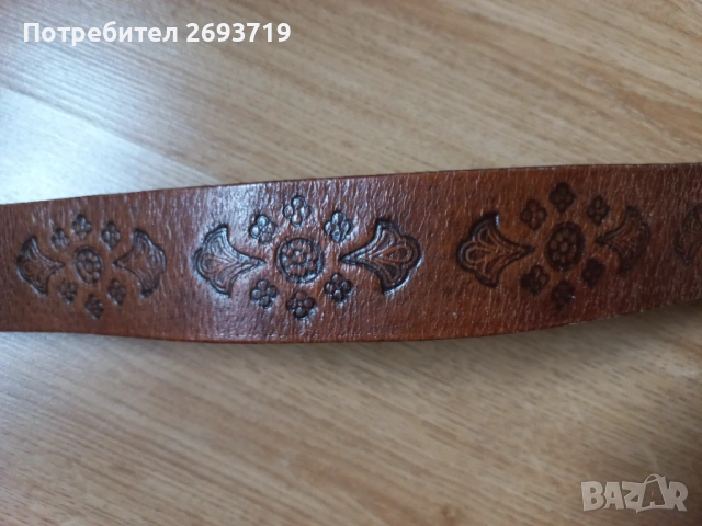 Оригинален кожен колан, снимка 2 - Колани - 53279109