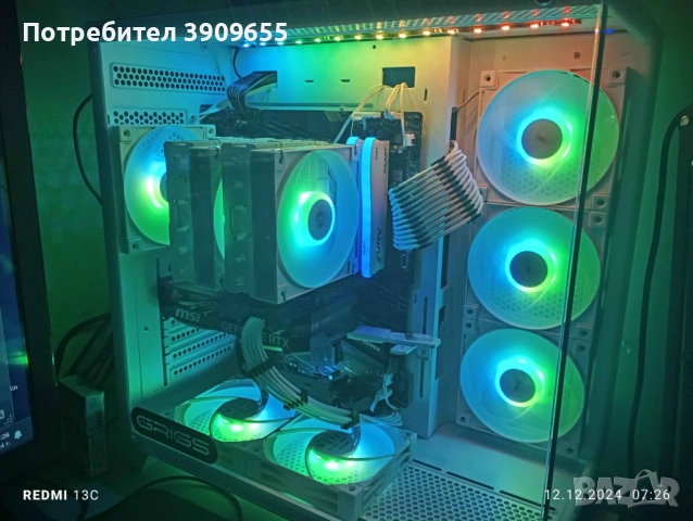 Продавам компютър GRIGS NOVA, снимка 2 - Геймърски - 53610782