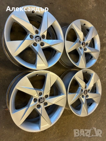Оригинални джанти Шкода Skoda Scala Kamiq 5x100 17”, снимка 2 - Гуми и джанти - 53798007