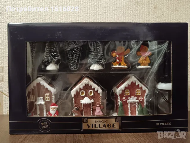 LED светещи къщи - улицата на  Gingerbread. MAGIC VILLAGE., снимка 5 - Декорация за дома - 47817261