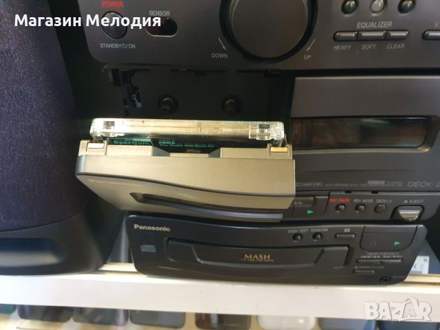 Аудиосистема Panasonic SA-CH32 с две тонколони. Всичко и работи, само едната касета е за профилактик, снимка 14 - Гуми и джанти - 46776634