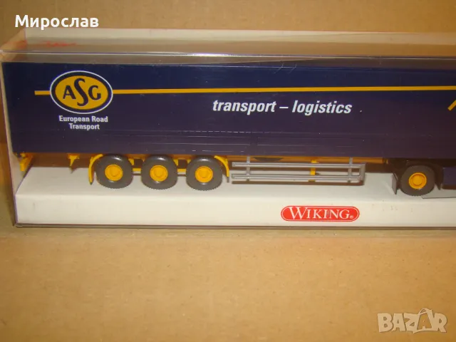 WIKING H0 1/87 SCANIA ТИР КАМИОН МОДЕЛ КОЛИЧКА КОЛИЧКА, снимка 4 - Колекции - 48285350