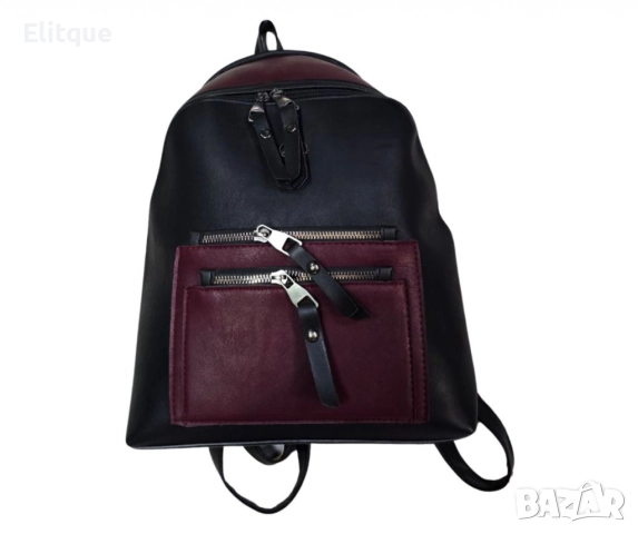 Елегантна и практична дамска кожена раница, снимка 3 - Раници - 52752136