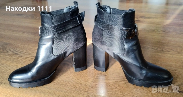 Страхотни боти ботуши Tamaris Тамарис, размер 38, отлично състояние, снимка 3 - Дамски боти - 53097507