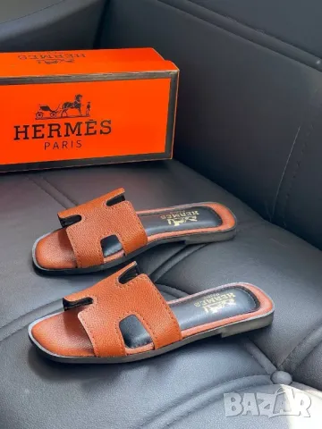 висококачествени дамски чехли Hermes , снимка 1 - Чехли - 49334990