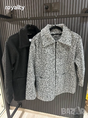 Дамски Палта Два Цвята 