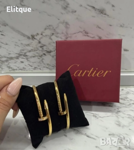 гривна от висококачествена стомана cartier, снимка 8 - Гривни - 52820124