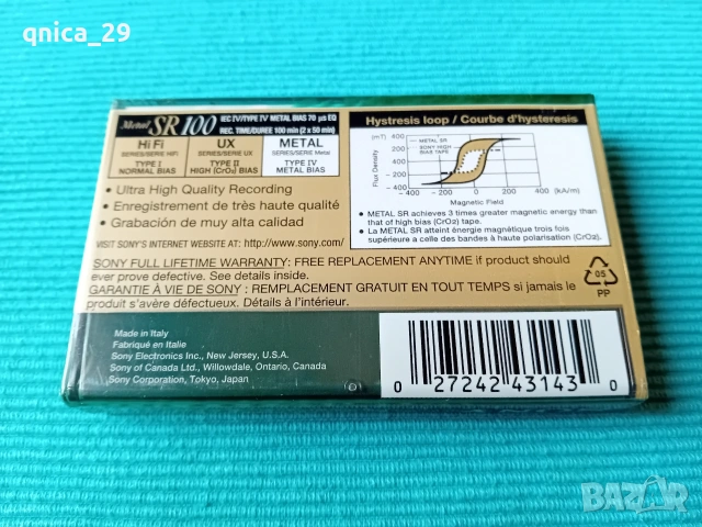 Sony Metal SR 100, снимка 2 - Декове - 53392031