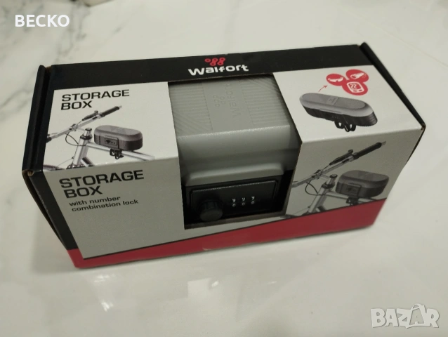 Заключваща кутия за велосипед Walfort