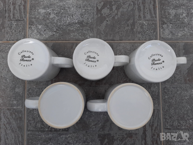 Чаши за чай кафе керамични – бели 6бр., снимка 9 - Чаши - 51625695