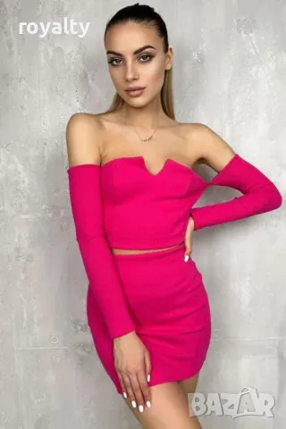 Дамски атрактивен комплект от две части, снимка 3 - Комплекти - 49726273