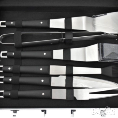 Комплект за барбекю 6 в 1 – всичко необходимо за перфектна скара + подарък ръкавици, снимка 6 - Други - 51852465