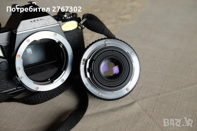 Asahi Pentax MV1 фотоапарат с обектив SMC Pentax 50mm f2, снимка 5 - Фотоапарати - 48585857