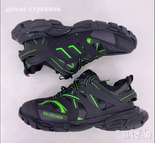 Balenciaga Track "BLACK NEON, снимка 4 - Маратонки - 47355572