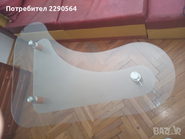 Стъклена холна маса, снимка 2 - Маси - 50598178