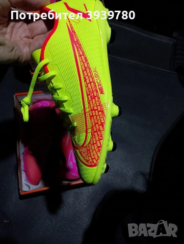 Детски футболни обувки Nike номер 37,5 и 39, снимка 12 - Детски маратонки - 53470844