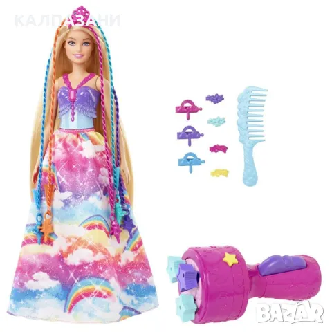 BARBIE PRINCESSES Кукла Barbie® DREAMTOPIA с машина за плитки GTG00, снимка 2 - Кукли - 49991379