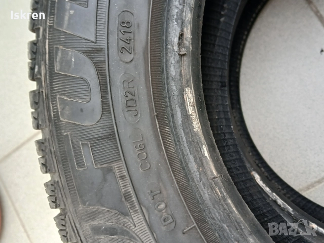 Продавам 2 броя зимни гуми FULDA KRISTAL 185/65/14, снимка 7 - Гуми и джанти - 52292642