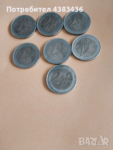 монети две евро, снимка 2 - Нумизматика и бонистика - 53165426