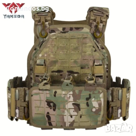Тактическа жилетка YAKEDA с бързо освобождаване (Multicam) 