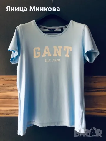 Дамска тениска Gant, снимка 2 - Тениски - 50433350