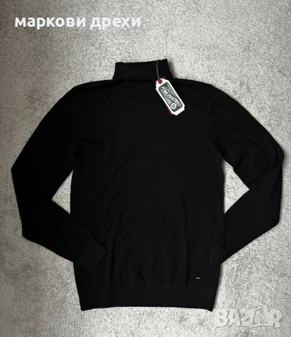 Petrol Industries Пуловер в Антрацитно Черно M