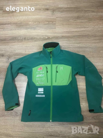 Мъжко Soft Shell яке Haglofs Green Power Shield Windstopper Polartec Mock , S размер 