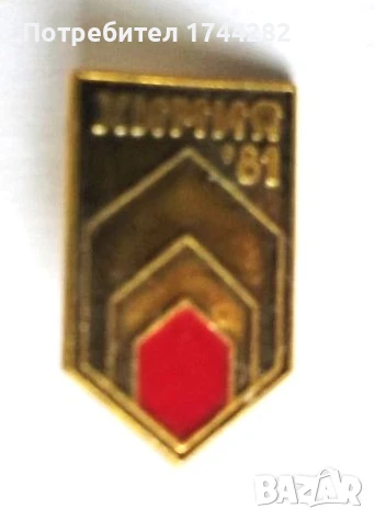 Значка Б2 - Химия- 1981 год