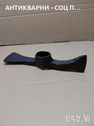 Соц Стара Ръчно Кована Голяма Киркобрадва 2.300кг. НОМЕР 886., снимка 7 - Антикварни и старинни предмети - 54101980