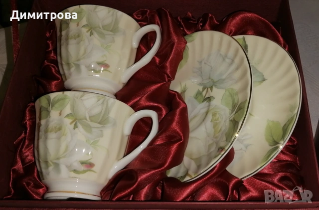 Порцеланов сервиз Бяла роза - Lancaster , снимка 3 - Сервизи - 54057194