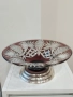 Стара фруктиера(сребро 800 кристал 19 век)Large Fruit Bowl Crystal Cut, 1 500 лв, снимка 9