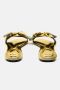 Дамски златни чехли ZARA - размер - 38 , снимка 5
