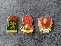 Три соц. значки - чавдарче,пионерче, комсомолец, снимка 1