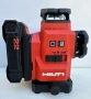 Hilti PM 50-22 Nuron - Мултилинеен лазерен нивелир със зелен лъч неразличим от нов!, снимка 5