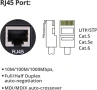 Чифт Gigabit Ethernet Bidi медиен конвертор, едномодов LC Fiber към Ethernet RJ45, снимка 2