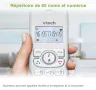 Безжичен телефон Vtech CS150, DECT, 2 слушалки, блокиране на повиквания, идентификация, снимка 2