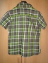 Дамска карирана зелена риза с къс ръкав Fjall Raven размер М , снимка 7