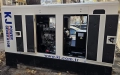 Дизелов трифазен генератор, стационарен, 75kVA,  с компютърно управление, на 62 работни часа, снимка 6