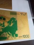 Позлатена с 24 карата злато 1000 евро със сертификат, снимка 8