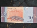 Банкнота - Венецуела - 10 боливара UNC | 2018г., снимка 2