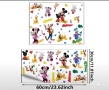 Мики Мини Маус Доналд Гуфи самозалепващ стикер лепенка за стена мебел прозорец детска стая детски, снимка 2