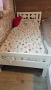 Продавам детско легло IKEA с матрак и подматрачна рамка. Запазено, снимка 1