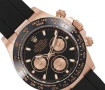 Promotion!!!Rolex Daytona Rose Gold 116515 Black Dial Oysterflex Rubber Band, снимка 4