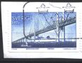 Клеймована марка Мост Кораб Лодка 2000 от Швеция, снимка 1