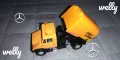 Mercedes Benz Unimog Street Cleaner Welly, снимка 1